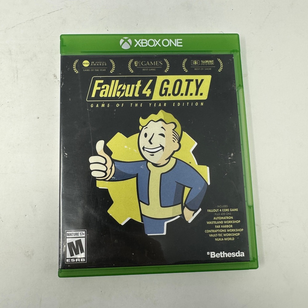 Bethesda Fallout 4 GOTY Xbox One Standard Green Excellent All DLC Included